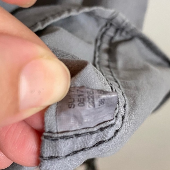 American Rag Grey Casual button down collared shirt size XL - Picture 7 of 7